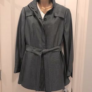 Carlisle black with white dots long jacket